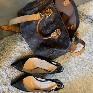 Louboutin and Louis Vuitton Speedy